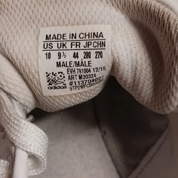 Adidas Originals Stan Smith Shoes Sneakers White Green M20324 Men's Size 10,2015 - Picture 6 of 8